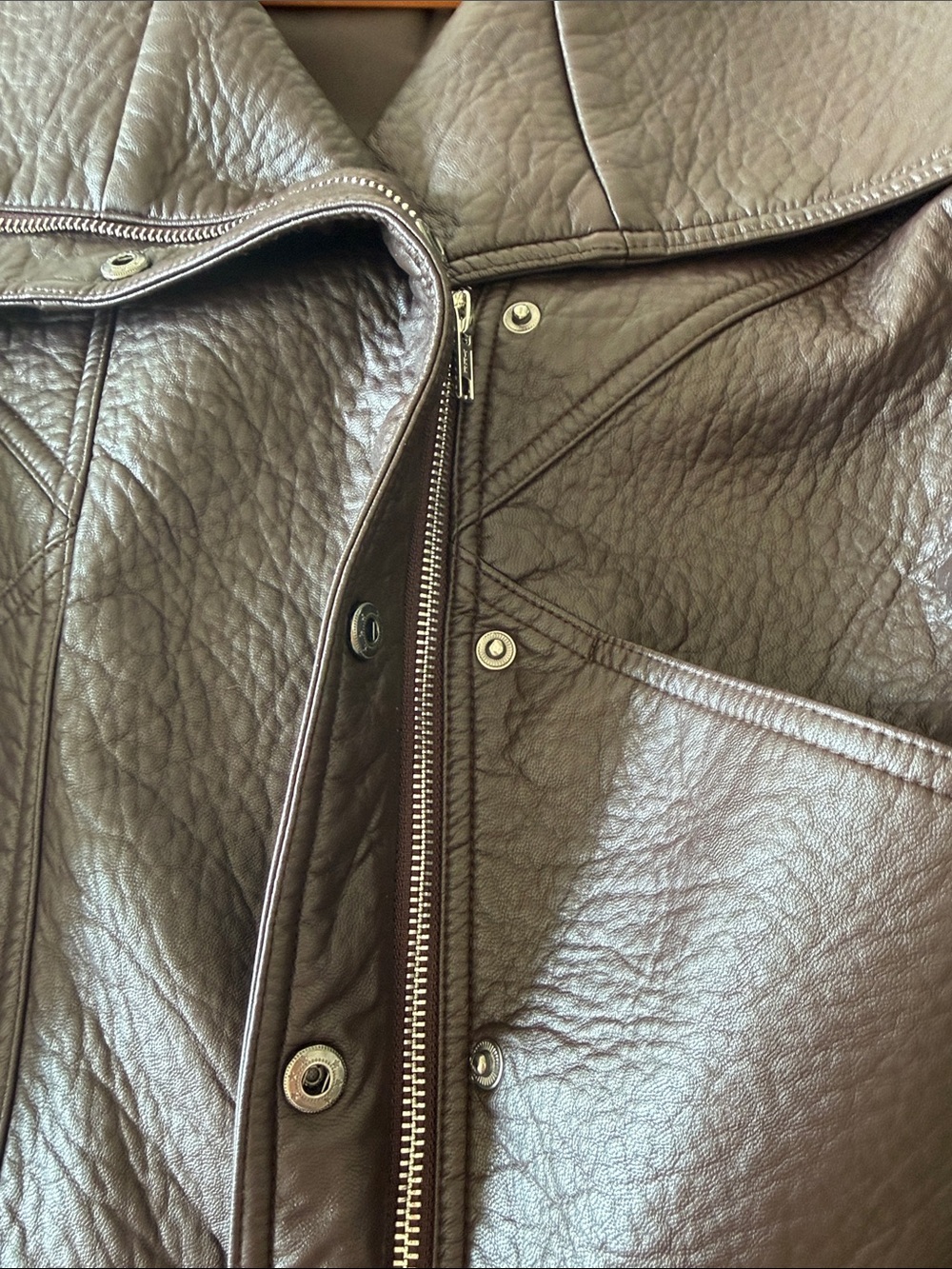 Dear John Vegan Leather Bomber Jacket - Picture 7 of 10